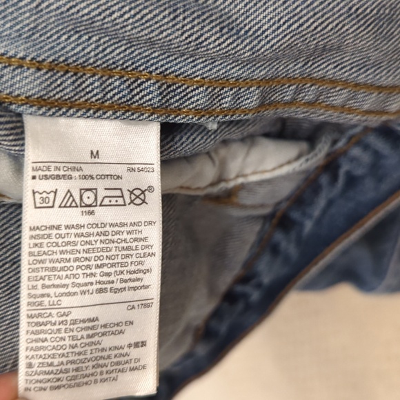 Gap 1969 Icon Jean Jacket in Saddle Blue - Picture 4 of 6